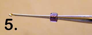 Beaded crotat step 5