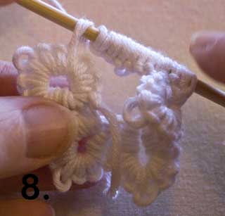 Joining Picot step 8