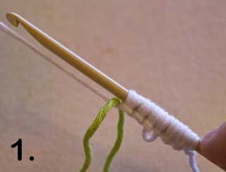 Crotat strings step 1