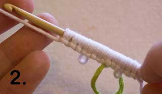 Crotat strings step 2