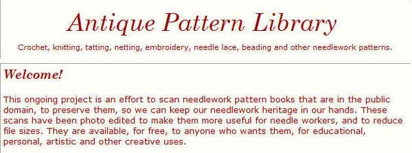 Antique Pattern Library