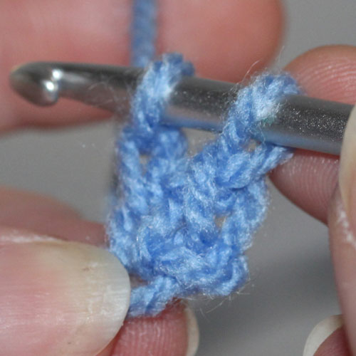 Foundation Double Crochet step 8 Foundation Double Crochet step 8