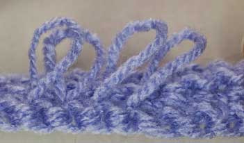 Loop Stitch step 7 Loop Stitch step 7